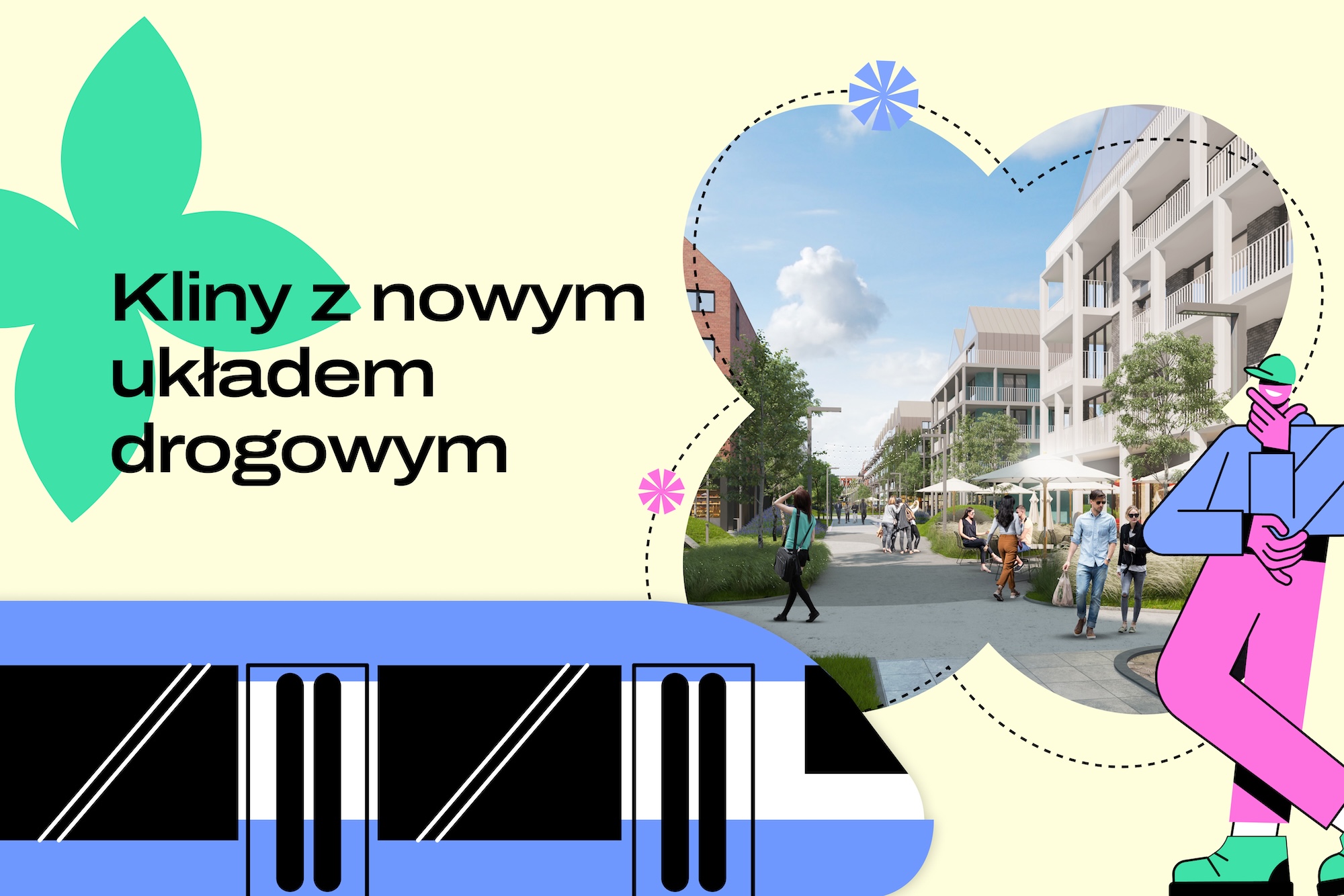 Kliny z nowym układem drogowym